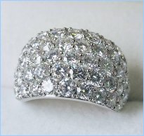 5ct パヴェダイヤモンドリング